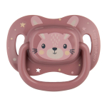 CANPOL BABIES silikoonist s&uuml;mmeetriline lutt CUTE ANIMALS, 6-18k., 34/925_pin