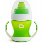 MUNCHKIN Gentle Transition tass k&auml;epidemetega, 4m+, 118 ml, roheline, 05178502WWW