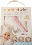 SWEETDREAMERS juukser&auml;tik CUDDLEDRY, valge roosa servaga, 18x15 cm, CHTPKS01