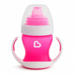 MUNCHKIN Gentle Transition tass k&auml;epidemetega, 4m+, 118 ml, roosa, 90135P