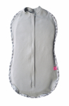 MOTHERHOOD Zip&Swaddle m&auml;hkimistekk vasts&uuml;ndinule, suurus 1(2,5-5kg) Grey/Grey Classics, 066/138G