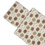 MARKLAND kaheosaline voodipesukomplekt PURE MUSLIN, 70-100 cm., Hippo, 17-61HPO