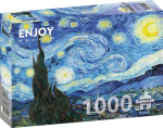 ENJOY PUZZLE pusle T&auml;hine &ouml;&ouml;, Vincent van Gogh, 1000 tk, 68 &times; 48 cm, Enjoy-1104