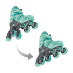 GLOBBER rulluisud Learning Skates 2 in 1, suurus 30&ndash;33, m&uuml;ndirohelised, 783-206