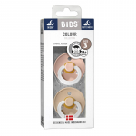 BIBS lutt lateks, 18m+, 2 tk., Blush Night/Vanilla Night