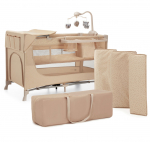 KINDERKRAFT reisivoodi koos tarvikutega JOY 2 beige AC, KLJOY02BEG000AC