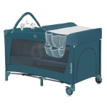 LIONELO reisivoodi-maneež FLOWER, 120x60 cm., Green turquoise