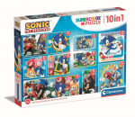 CLEMENTONI pusle 4 in 1 Sonic, 10 tk, 80508