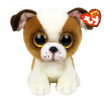 TY Beanie Boos koer HUGO pruun ja valge, TY36396