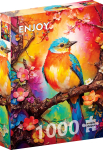 ENJOY PUZZLE pusle V&auml;rvikas linnuke, 1000 tk, 68 &times; 48 cm, Enjoy-2147