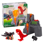 BRIO WORLD  dinosaurus purskava vulkaaniga, 36092