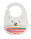 SKIP HOP silikoon pudip&otilde;ll ZOO FOLD & GO, 6m+, llama, 9I414910