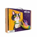 OKTO v&auml;rvimine savikunstiga numbrite j&auml;rgi Cat, 29x29 cm, ETC20036