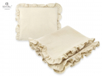 MIMINU musliinist tekk padjaga Warm beige, 60x70, 40x30 cm