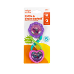 BRIGHT STARTS k&otilde;risti&ndash;hammasr&otilde;ngas Rattle and Shake Barbell, 8672