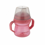 CANPOL BABIES tass silikoontilaga, FirstCup, 6m+, 150ml, roosa, 56/614_pin