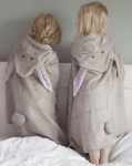 SWEETDREAMERS kapuutsiga r&auml;tik CUDDLEDRY, hall, 80x130 cm, CBT01