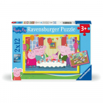 RAVENSBURGER PUZZLE pusle Peppa Pig, 2x12 tk, 12004017 0