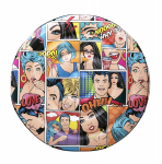 BESTWAY ujumisr&otilde;ngas Pop Art Pool Island, diametras 1.88m, 43264