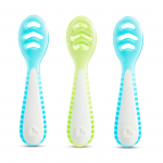 MUNCHKIN lusikas, 3 tk., Gentle Dip, Blue-Green, 4m+, 90262P