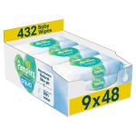 PAMPERS Niisked salvr&auml;tikud Harmonie Aqua, 9x48 tk, 81783736