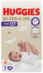 HUGGIES p&uuml;ksm&auml;hkmed, EXTRA CARE, Suurus 3, 6-11kg, 48tk,2659711