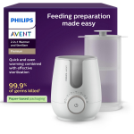 PHILIPS AVENT pudelisoojendaja ja steriliseerija 2in1, SCF359/00