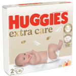 HUGGIES m&auml;hkmed EXTRA CARE 2,  3-6kg, 82 tk., 2592611
