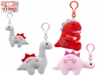 Pehme dinosauruse s&uuml;dame ja klambriga 10 cm k&otilde;rge, 445058