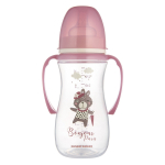 CANPOL BABIES Anti-Colic lutipudel k&auml;epidemega, 300 ml PP EasyStart BONJOUR PARIS, 35/241_pin