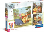 CLEMENTONI pusle Square Disney Winnie the Pooh, 3x48 tk., 25063