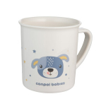 CANPOL BABIES kruus k&auml;epidemega CUTE ANIMALS, 170 ml, 4/413_blu2