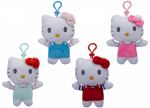 HELLO KITTY pehme m&auml;nguasi klamber 12cm assortii., 464151