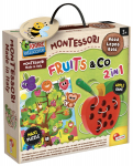 MONTESSORI pusle ja hariv m&auml;ng kaks-&uuml;hes PUUVILJAD, 92260