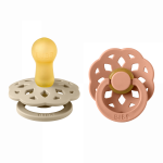 BIBS lutt lateks, 6-18m, 2 tk., Vanilla / Peach