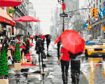 BRUSHME v&auml;rvi numbrite j&auml;rgi Rain in New York, BS8091