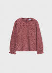 MAYORAL pikkade varrukatega t-s&auml;rk 8D, plum, 7050-74