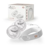 KINDERKRAFT topelt kaasaskantav elektriline rinnapump GENTLENEST, White, KEGENE00GLD0000