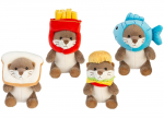 MOCHI POP pl&uuml;&uuml;sist m&auml;nguasi Otter with Food Hat, 22 cm, assortii, 456602