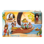 DISNEY MOANA v&auml;ikeste nukkude komplekt Transforming Boat, JBT54