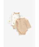 MOTHERCARE pikkade varrukatega bodi, 2 tk., BB776