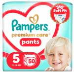 PAMPERS p&uuml;ksm&auml;hkmed Premium Care, 5 suurus 11-16kg, 50 tk., 80895121