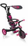 GLOBBER kolmerattaline jalgratas Trike Explorer 4in1, roosa, 632-110