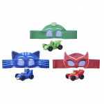 PJ MASKS kangelasauto ja maskide komplekt, assortii, F37255L0