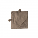 MARKLAND musliin r&auml;tik kapuutsiga PURE MUSLIN, 75x75 cm., Khaki, 18-25MPK