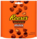 REESE'S &scaron;okolaadi korvikesed maap&auml;hkliv&otilde;iga MINI, GMO-VABA, 90 g, AMER1550
