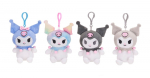 HELLO KITTY Kuromi pehme v&otilde;tmehoidja, 10 cm, assort., 3279D