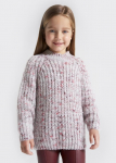 MAYORAL kampsun 6H, natural/raspberry, 110 cm, 4307-88