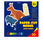 FLOWERMONACO l&otilde;ikeraamat Paper-cut Lovely Animal, 847366