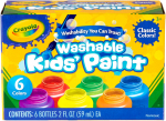 CRAYOLA mahapestavad v&auml;rvid, 6 tk, 54-1204